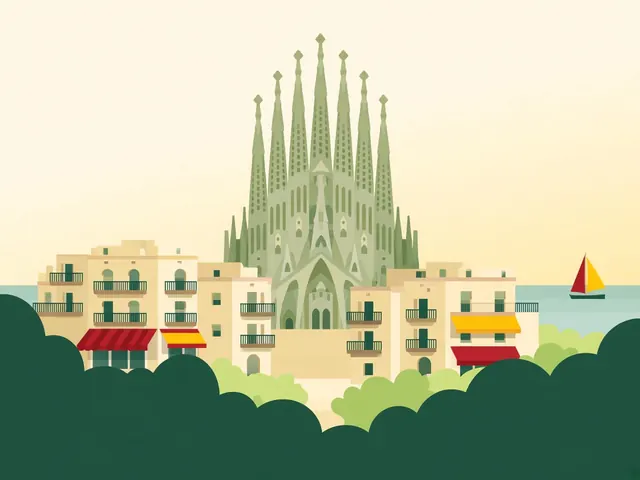 Ilustración: la Sagrada Família, Barcelona